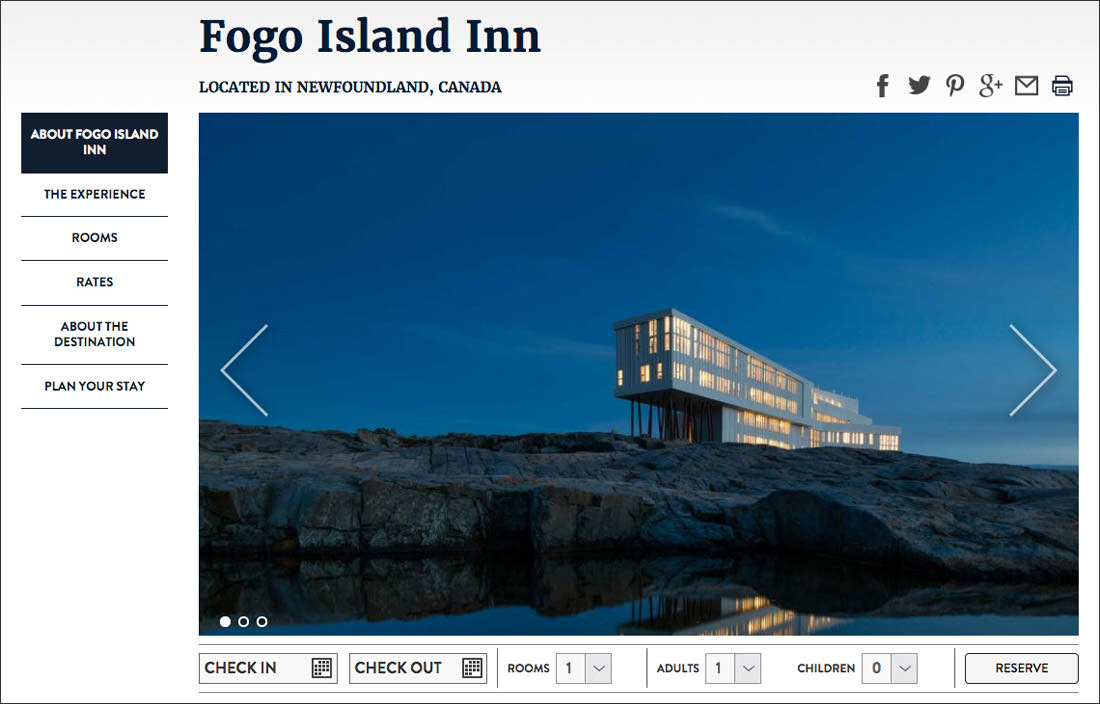 Welcome to Fogo Island Inn